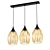 Liza Gold Loft Pendant Light 3D model small image 1