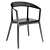 Elegant and Ergonomic Mito Chair 3D model small image 1