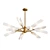 Elegant Glass Chandelier 3D model small image 1