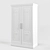 Sophie Vienna: Elegant Handcrafted Wardrobe 3D model small image 2