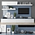 Versatile TV Stand Set - 109 3D model small image 1