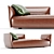 Luxury Leather Sofa by Francesco Rota 3D model small image 2