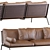 Happy Sofa: Elegant, Stylish, and Comfortable 3D model small image 3