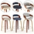 Modern Swivel Stools Set - 3 Designs 3D model small image 8