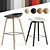 Adjustable Hay Barstool & Counter Stool 3D model small image 1