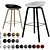 Adjustable Hay Barstool & Counter Stool 3D model small image 6