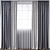 Title: Exquisite Curtain Model 3D model small image 1