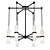 Elegant Xavier Pendant Light 3D model small image 1