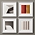 Multi-Color Picture Frame Set 3D model small image 9