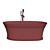 Vintage Charm: Ravak Retro Acrylic Bathtub 3D model small image 5