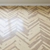 French Ash Chevron Parquet 3D model small image 3