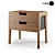 Infinity Collection OM Bedside Table: Stylish and Functional 3D model small image 4