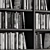 Minimalist Monochrome Bookshelf 3D model small image 3