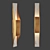 CB2 Travertine Sconce 3D model small image 1