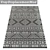 3-Piece High-Quality Carpets Set 3D model small image 3