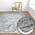 Luxury Texture Rug Set 3D model small image 5