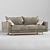 Elegant Olivia Sofa in 3 Colors 3D model small image 3