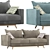 Elegant Olivia Sofa in 3 Colors 3D model small image 5