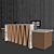 Modern Reception Desk: 1120x3500x1000mm 3D model small image 2