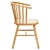 Zara Home Ash Wood Rattan Chair 3D model small image 3