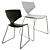 Title: Quo Sleek Steel Side Chair 3D model small image 2