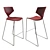 Sleek Quo 910.41 Bar Stool - Modern Style & Comfort 3D model small image 5