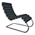 Elegant Relaxation: Chaise Longue 3D model small image 1