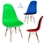 Light Green Wood Chair 3D model small image 1