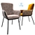 Luxurious ROLF BENZ Chair: Perfect Blend of Style and Comfort 3D model small image 1