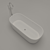 Luxury Freestanding Bathtub with Tub 3D model small image 1