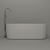 Luxury Freestanding Bathtub with Tub 3D model small image 6