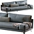 Modern and Sleek IAN Sofa 3D model small image 2