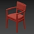 Elegant Promemoria Bistrot Chair 3D model small image 4