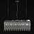 Elegant Crystal Pendant Lamp 3D model small image 4