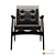 Elegant Stone Haru Lounge Chair 3D model small image 3