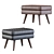 Cozy Corolle Bench Seat 3D model small image 3