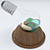 Elegant Glow: Contemporary Table Lamp 3D model small image 2