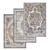 Luxury Carpet Set: High-Quality Textures 3D model small image 1