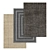 High-Quality 3-Piece Carpet Set 3D model small image 1