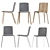 Sleek Aava Chair: Modern Dimensions 3D model small image 2