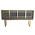 Modern Wooden Sideboard 3D model small image 2