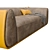 Elegant Bag-inspired Meir Sofa 3D model small image 4