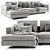 Timeless Comfort: Bonaldo Ever More Sofa 3D model small image 1