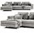 Timeless Comfort: Bonaldo Ever More Sofa 3D model small image 2