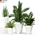 Botanical Bliss: Lush Greenery Mix 3D model small image 1
