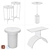 Modern Side Tables Set - Vol.02 3D model small image 5