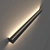 Sleek Luminance Wall Fixture 3D model small image 5