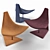 Modern Italian Luxury: Il Loft Giorgio Armchairs 3D model small image 4