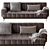 Elegant Chloe Sofa: Timeless Comfort 3D model small image 3