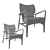 Aarhus Mid Century Armchair 3D model small image 7